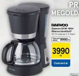 Tesco Daewoo DCM-1864 filteres kávéfőző ajánlat