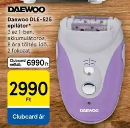 Tesco Daewoo DLE-525 epilátor ajánlat