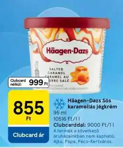 Tesco Häagen-Dazs Sós karamellás jégkrém ajánlat