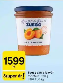 Tesco Zuegg extra lekvár ajánlat