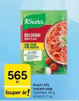 Tesco Knorr XXL instant alap ajánlat