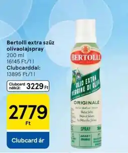 Tesco Bertolli extra szűz olívaolajspray ajánlat