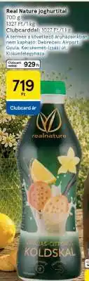 Tesco REAL NATURE Joghurtital ajánlat