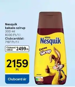 Tesco Nesquik kakaós szirup ajánlat