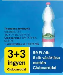 Tesco THEODORA Ásványvíz ajánlat