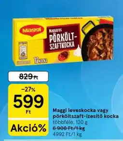 Tesco Maggi leveskocka vagy pörköltzaft-ízesítő kocka ajánlat