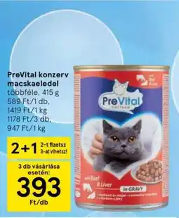 Tesco Prevital Konzerv Macskaeledel ajánlat