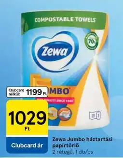 Tesco Zewa Jumbo háztartási papírtörlő ajánlat