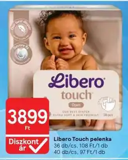 Tesco Libero Touch pelenka ajánlat