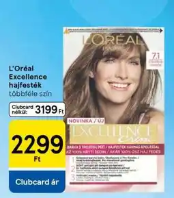 Tesco L'Oréal Excellence hajfesték ajánlat