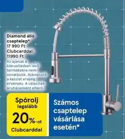 Tesco Diamond álló csaptelep ajánlat