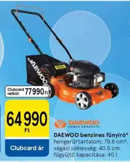 Tesco Daewoo benzinés fűnyíró ajánlat