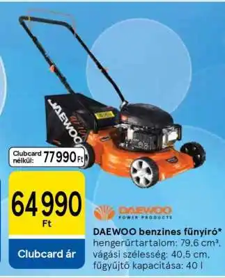 Daewoo benzinés fűnyíró