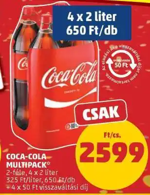 PENNY COCA-COLA MULTIPACK ajánlat