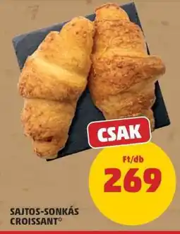 PENNY Sajtos-sonkás croissant ajánlat