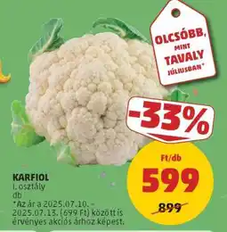 PENNY Karfiol ajánlat