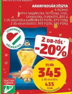 PENNY Aranykosár Tészta ajánlat