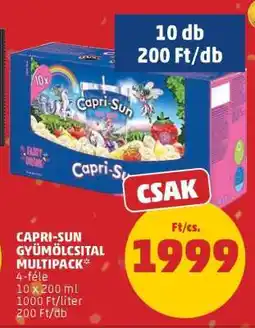 PENNY Capri-Sun Gyümölcsital Multipack ajánlat