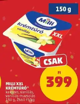 PENNY Milli XXL Krémtúró ajánlat