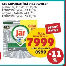 PENNY Jar mosogatógép-kapszula ajánlat