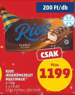 PENNY RIOS JÉGKRÉMSZELET MULTIPACK ajánlat