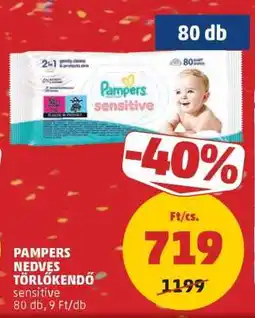 PENNY PAMPERS NEDVES TÖRLŐKENDŐ ajánlat