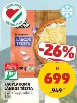 PENNY Fagylakoma Lángos Tészta ajánlat