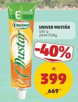 PENNY UNIVER Mustár ajánlat