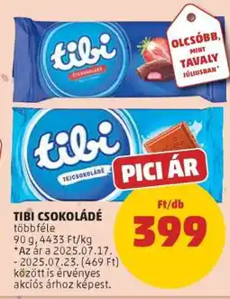 PENNY TIBI Csokoládé ajánlat