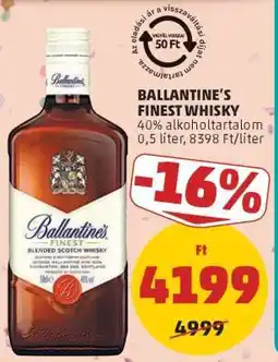 PENNY Ballantine's Finest Whisky ajánlat