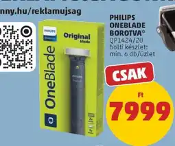 PENNY Philips OneBlade Borotva ajánlat