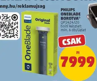 PENNY Philips OneBlade Borotva ajánlat