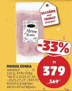 PENNY Morva Sonka ajánlat