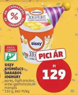 PENNY Sissy Gyümölcs-Darabos Joghurt ajánlat