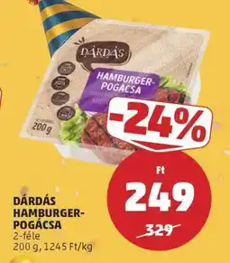 PENNY DÁRDÁS HAMBURGER-POGÁCSA ajánlat