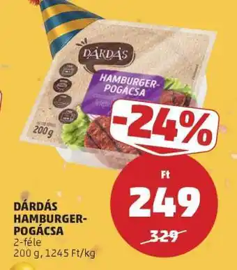 PENNY DÁRDÁS HAMBURGER-POGÁCSA ajánlat
