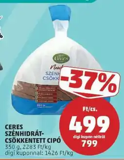 PENNY CERES SZÉNHIDRÁT-CSÖKKENTETT CIPÓ ajánlat