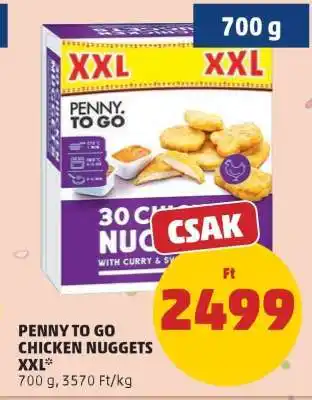 PENNY PENNY TO GO CHICKEN NUGGETS XXL ajánlat