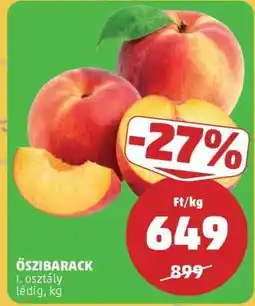 PENNY Őszibarack ajánlat