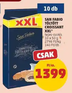 PENNY San Fabio Töltött Croissant XXL ajánlat