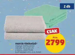 PENNY Frottír törölköző ajánlat