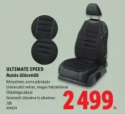 Lidl ULTIMATE SPEED Autós üléshuzat ajánlat