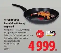 Lidl SILVERCREST Alumíniumöntvény serpenyő ajánlat