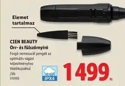 Lidl Cien Beauty Orr- és fülszőrnyíró ajánlat