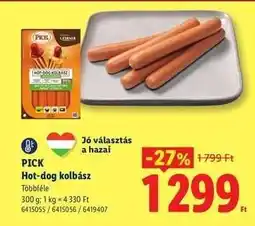 Lidl Pick ajánlat