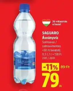 Lidl Saguaro Ásványvíz ajánlat