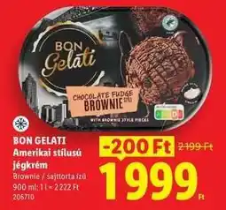 Lidl Bon Gelati Amerikai stílusú jégkrém ajánlat