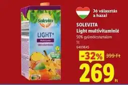 Lidl Solevita Light multivitaminlé ajánlat