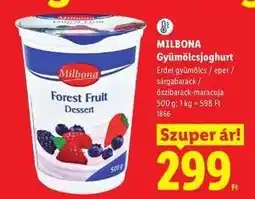 Lidl Milbona Gyümölcsjoghurt ajánlat