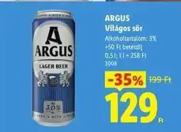 Lidl Argus ajánlat